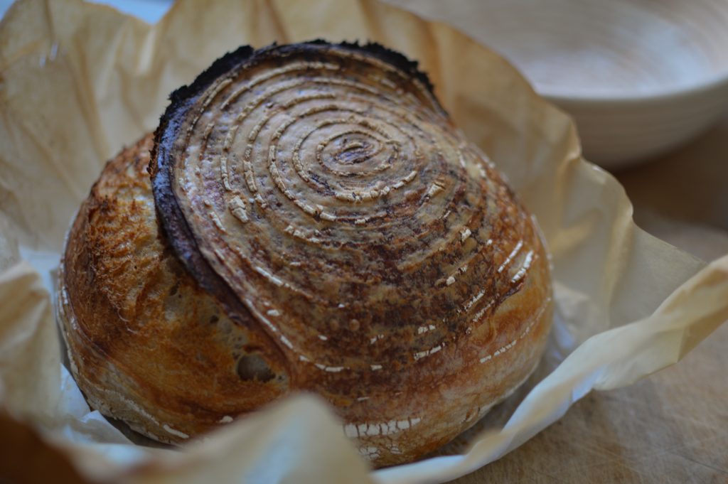 Loaf of sourdough bread