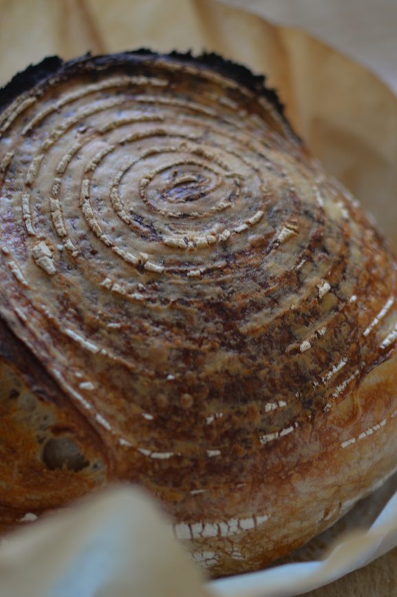 Loaf of sourdough bread